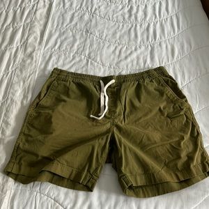 J. Crew 6” Dock Shorts. Medium. Army green. Like new. 6 inch inseam. Regular fit